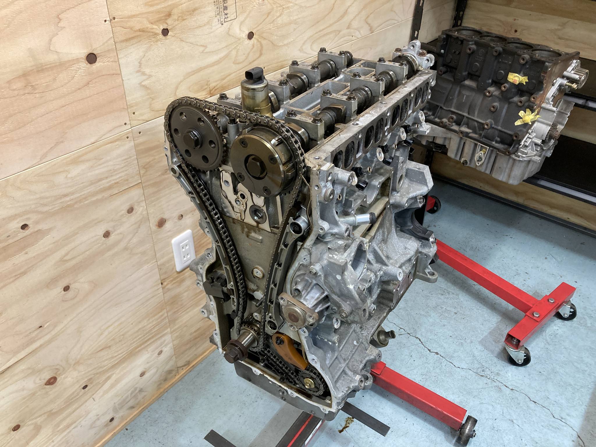 L3-VDTエンジン分解。