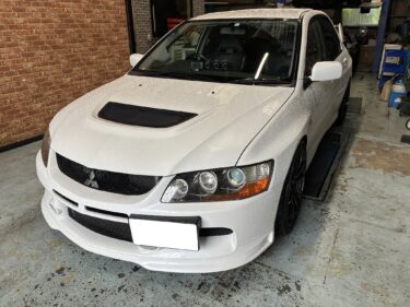 ランエボⅨ、スタビライザーブッシュ交換。