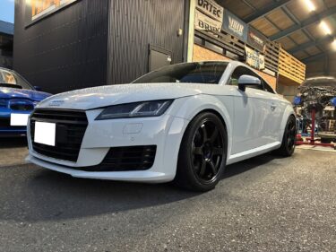 明日はインパクト走行会、アウディTTで初のレースクラスに出場します。